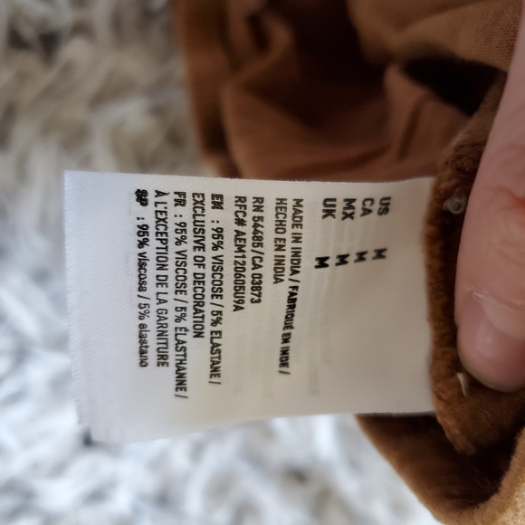 AMERICAN EAGLE Brown Cropped Tank Top - Picture 5 of 5